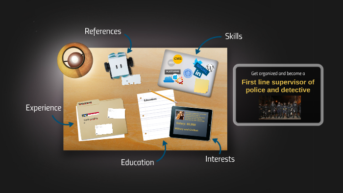 First line supervisor of police and detective by Salma Vandyke on Prezi