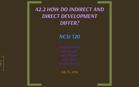 42.2 HOW DO INDIRECT AND DIRECT DEVELOPMENT DIFFER? by Nyla Jones on Prezi