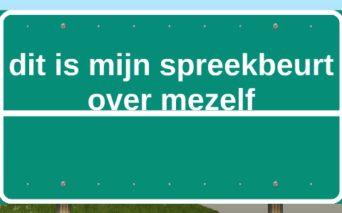 dit is mijn spreekbeurt over mezelf by Merdan Kutuk on Prezi