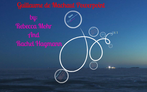 Guillaume De Machaut By Rebecca Mohr