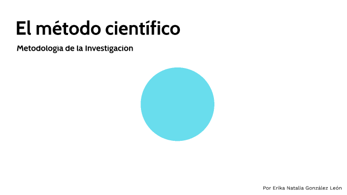 El método científico by Erika González on Prezi