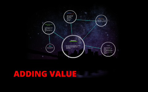ADDING VALUE by on Prezi