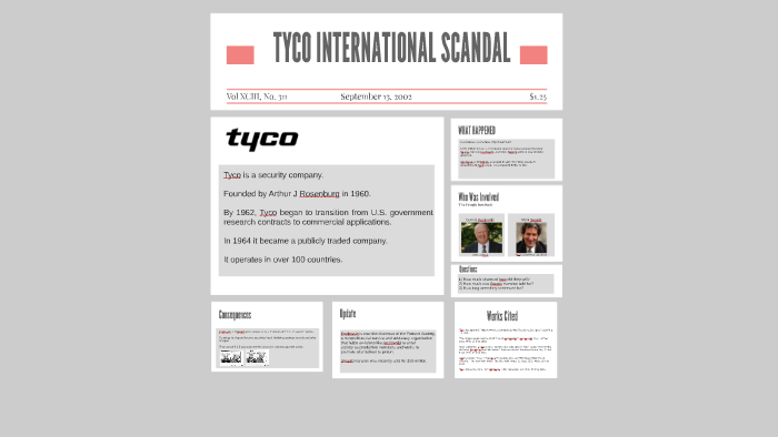 Tyco scandal company profile picture