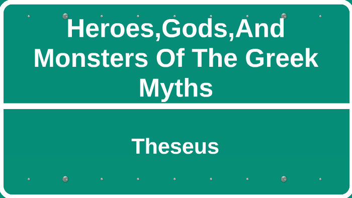 Heroes gods and monsters of greek myths