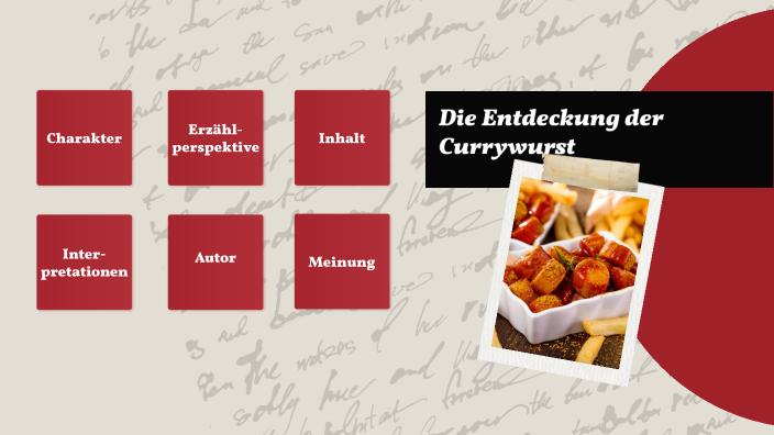 Die Entdeckung Der Currywurst Analyse Einer Textstelle
