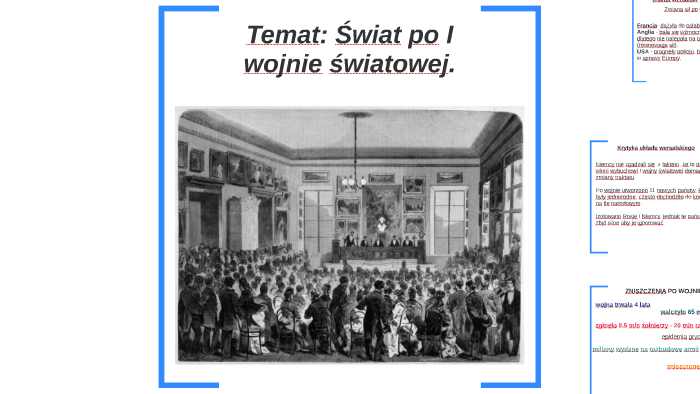 Temat: Świat po I wojnie światowej by Insta Nauczyciel on Prezi