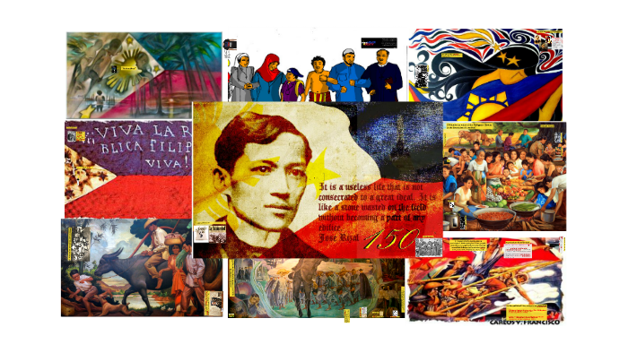 jose rizal collage art