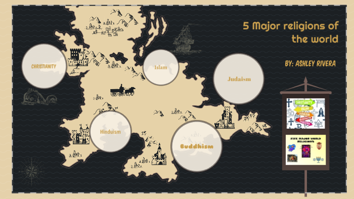 5 Major religions of the world by Ashley Rivera on Prezi