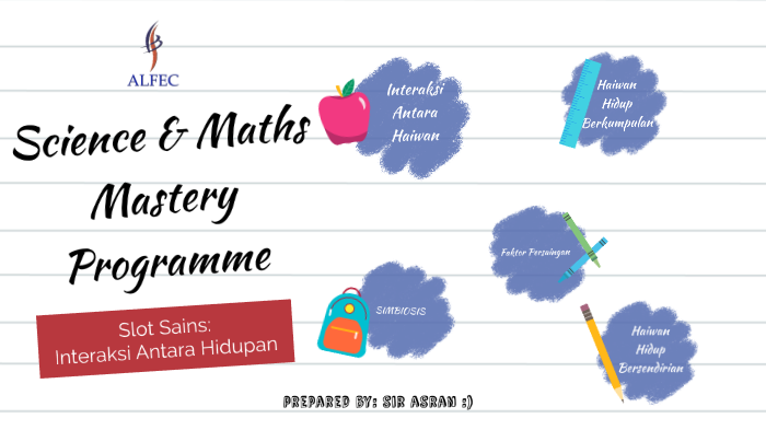 ALFEC Sains Interaksi Hidup Haiwan by MOHD ASRAN