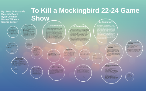 To Kill a Mockingbird Game Show 22 24 by sophie bonser on Prezi