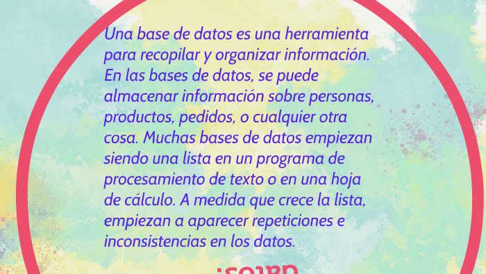 base de datos by Daniel Garcia Sosa on Prezi