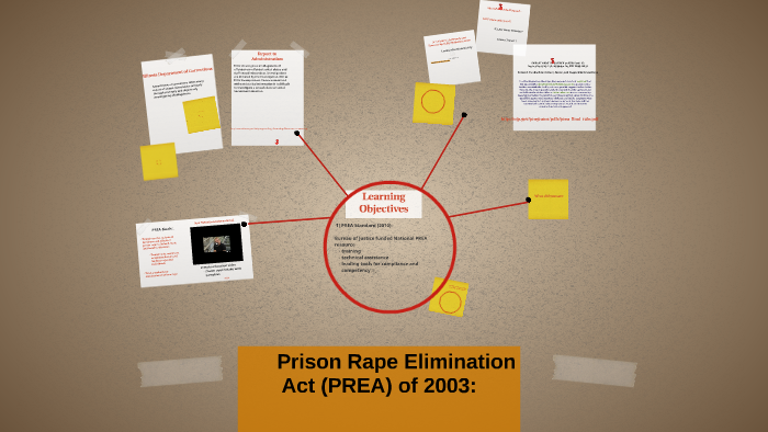 Prison Rape Elimination Act (PREA) Of 2003: By Kellie Mann