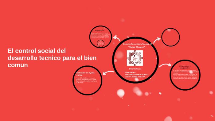 El control social del desarrollo tecnico para el bien comun by