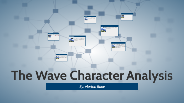 the wave experiment characters