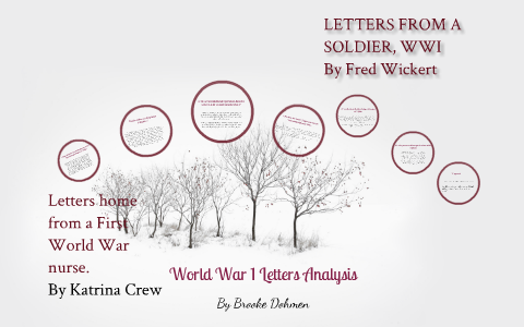 Humanities; World War 1 Letters Analysis by Brooke Dohmen