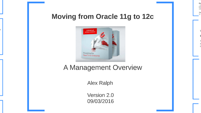 oracle 10g to 12c upgrade