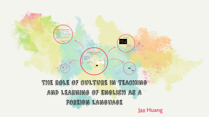 THE ROLE OF CULTURE IN TEACHING AND LEARNING OF ENGLISH AS A FOREIGN ...