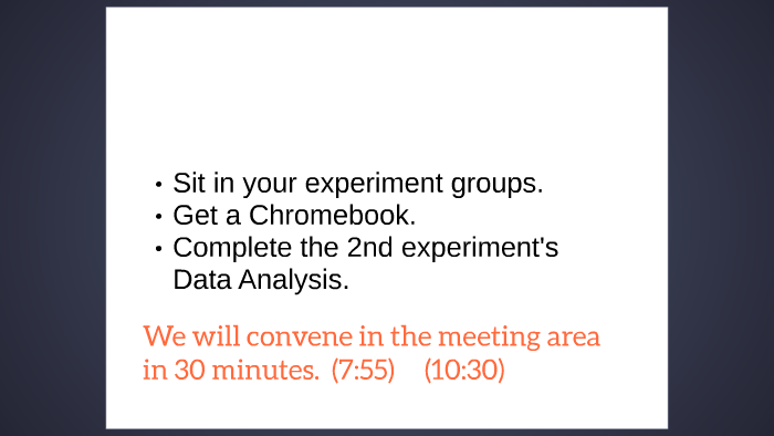 my first experiment in chemistry presentation