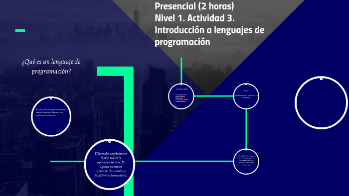 Nivel 1. Actividad 3. Introducción a lenguajes de programaci by Iroka ...