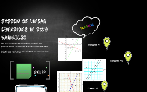 SYSTEM OF LINEAR EQUATIONS IN TWO VARIABLES by eddie rivera on Prezi