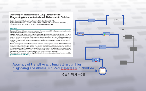 Accuracy of transthoracic lung ultrasound for diagnosing ane by 창훈 구 on ...