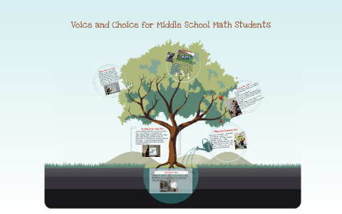 Voice and Choice for Middle School Math Students by Pam Quinn on Prezi