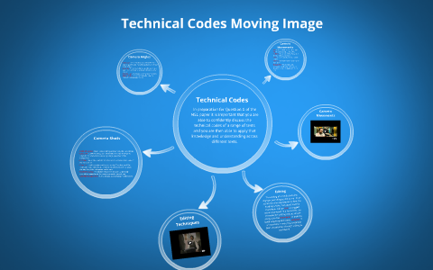 AS Technical Codes in Moving Image by Andy Kewin
