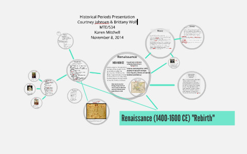 Renaissance (1400-1600 CE) 