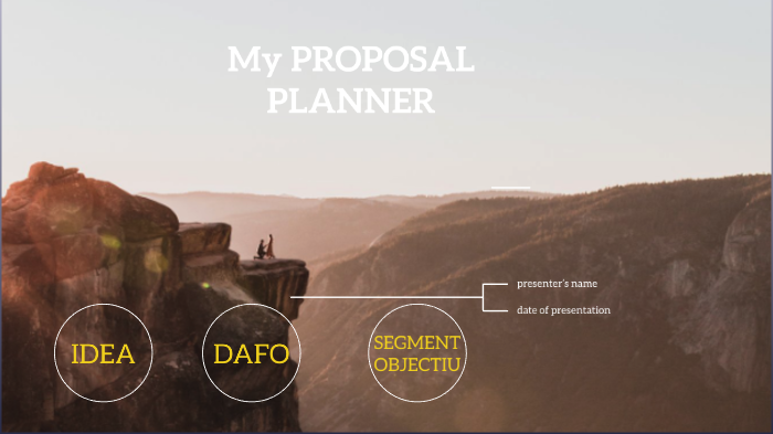My PROPOSAL PLANNER by aina bernis on Prezi