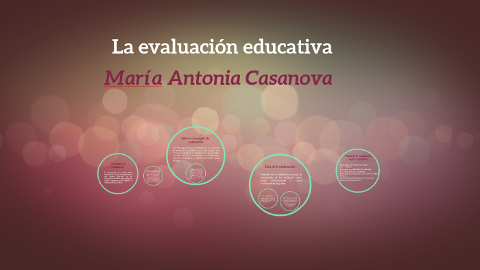 La evaluación educativa by Melanie de la Torre on Prezi