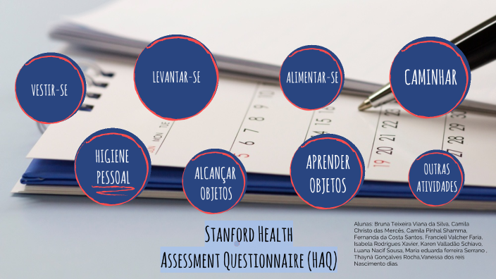 Stanford Health Assessment Questionnaire (HAQ) By Francieli Valcher On ...