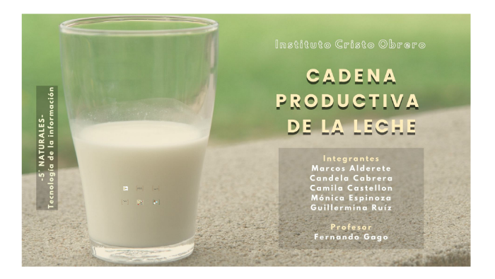 CADENA PRODUCTIVA DE LA LECHE by Candela Cabrera on Prezi