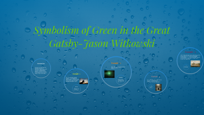 Green Symbolism In The Great Gatsby