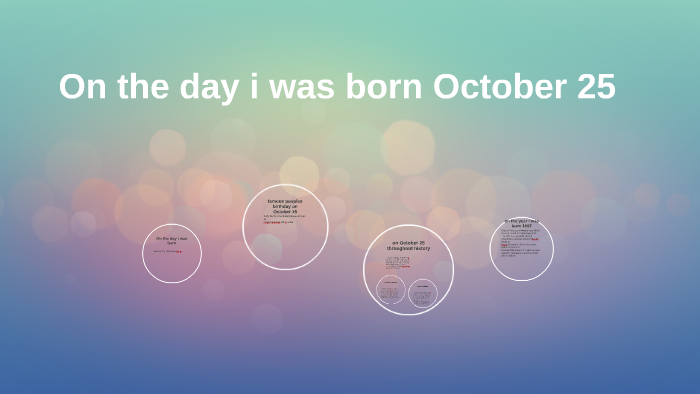 On the day i was born by John Konys on Prezi