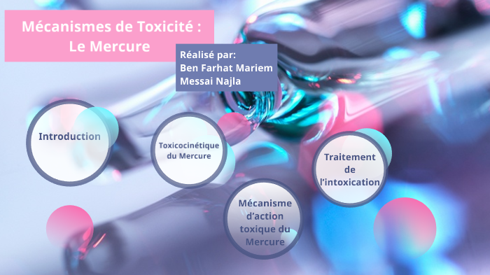 toxicité mercure - mercure dans le sang