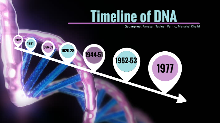 DNA Timeline by Gaganpreet Panesar - Castlebrooke SS (2692) on Prezi