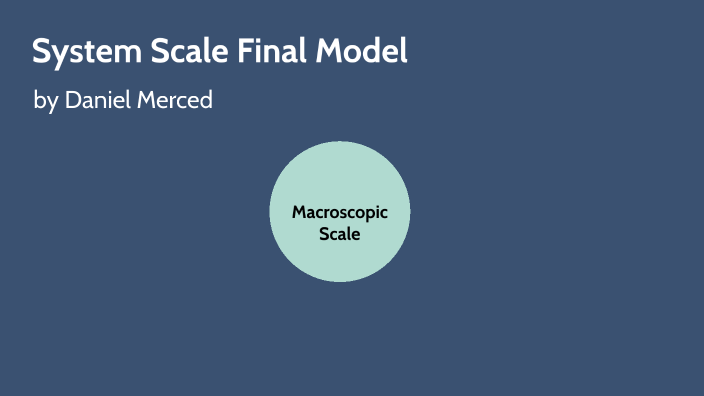 Final Scale Model System Scale Final Model by Daniel Merced on Prezi