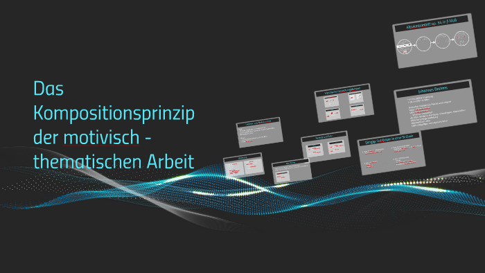 Das Kompositionsprinzip der motivisch thematischen Arbeit by Linda