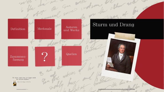 Literaturepoche Sturm Und Drang Literaturepoche des Sturm und Drang by m h on Prezi