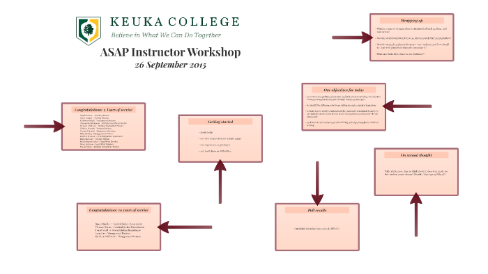 ASAP Instructor Workshop by Geoffrey Lee