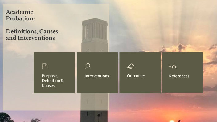 Academic Probation Interventions by Joseph Sanchez on Prezi