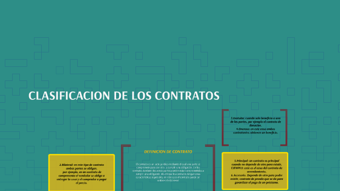 Clasificacion De Los Contratos By Maria Suarez On Prezi 2564