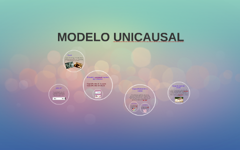 Top 94+ imagen modelo unicausal
