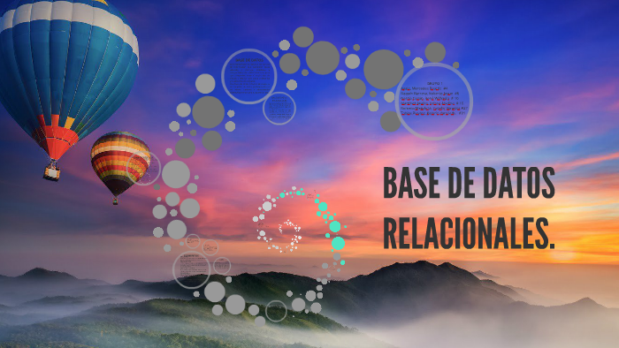 BASE DE DATOS RELACIONALES. by Wiill Cazun on Prezi