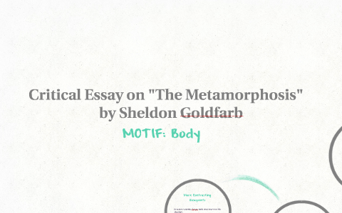 the metamorphosis essay conclusion