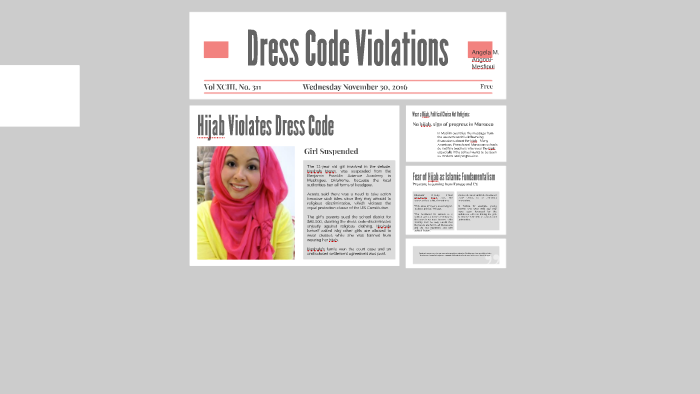 Dress Code Violations by Angela Arigoni-Mesfioi on Prezi