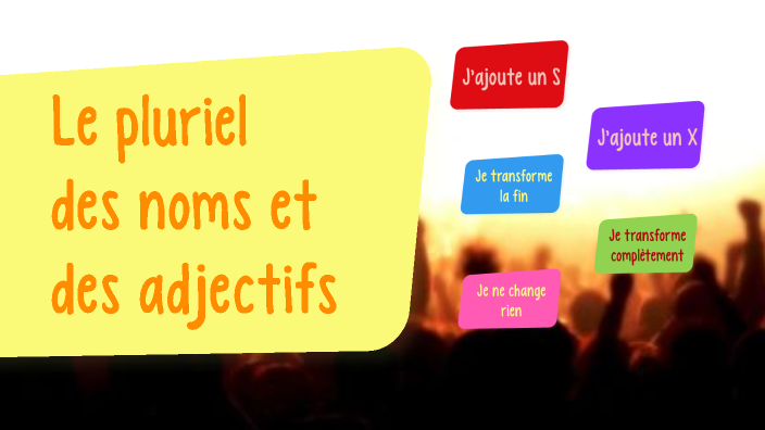 Le pluriel des noms et des adjectifs by Brian Pruvost on Prezi