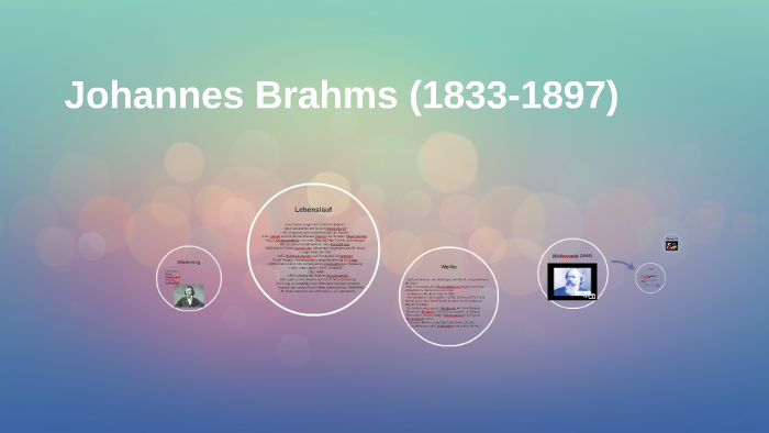 Johannes Brahms (1833-1897) by David Antony on Prezi