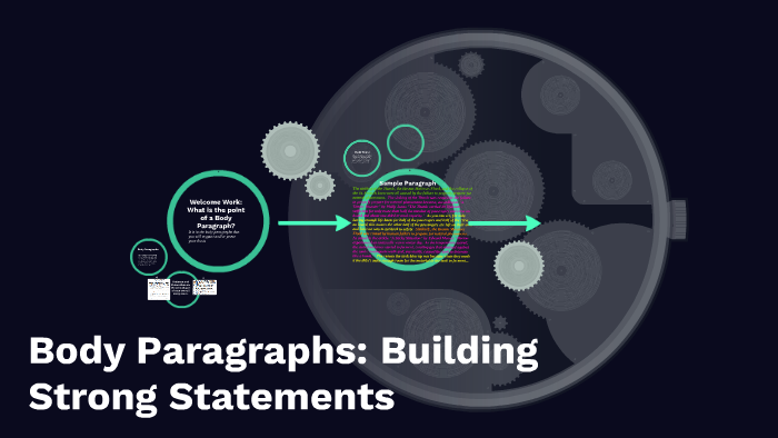 Body Paragraphs: Building Strong Statements by Erin Morrow on Prezi