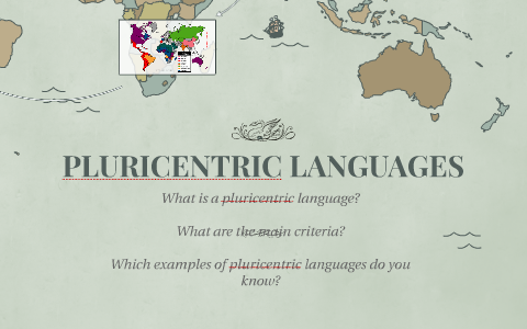 Pluricentric Language